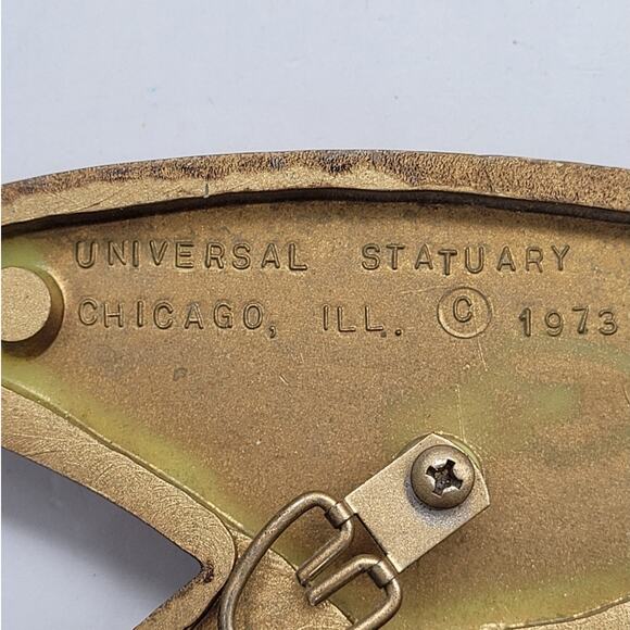 Gold Butterfly Wall Hanging 2 1973 Universal Statuary Hippie Whimsy Wall Decor‎ - Picture 4 of 7